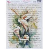 Papel Arroz Dec. RICH 29,7X42CM. KOD 16052