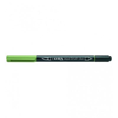 Rotulador Lyra Aqua Brush Duo Verde Cromo