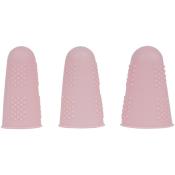 Protectores para dedos de silicona Rosa Artis Decor 3 pcs