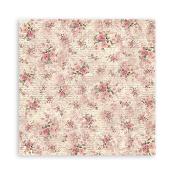 Paquete 4 hojas de Tela 30x30 cms. Stamperia Shabby Rose