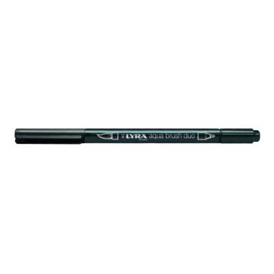 Rotulador Lyra Aqua Brush Duo Negro