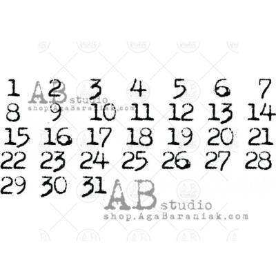 Sellos de Caucho AB Studio ID-767 Calendar